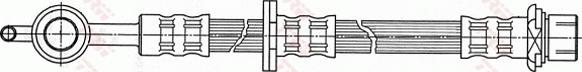 TRW PHD510 - Brake Hose onlydrive.pro