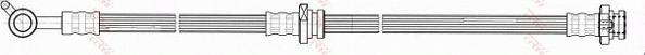 TRW PHD666 - Bremžu šļūtene onlydrive.pro