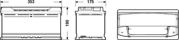 Tudor TA1000 - Starter Battery onlydrive.pro