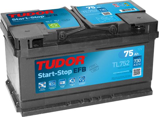 Tudor TL752 - Starter Battery onlydrive.pro
