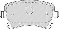 VAG 7H0 698 451 A - Brake Pad Set, disc brake onlydrive.pro