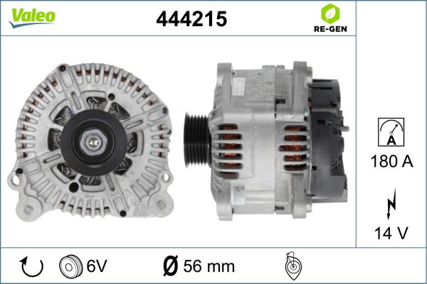 Valeo 444215 - Ģenerators onlydrive.pro