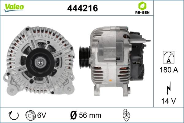 Valeo 444216 - Alternator onlydrive.pro