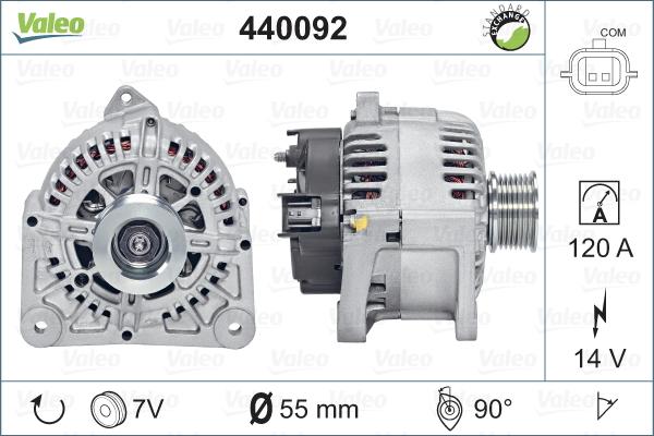 Valeo 440092 - Alternator onlydrive.pro