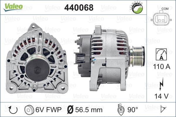 Valeo 440068 - Alternator onlydrive.pro