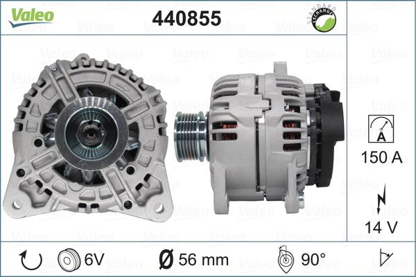 Valeo 440855 - Alternator onlydrive.pro