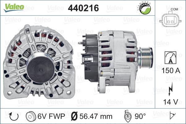 Valeo 440216 - Alternator onlydrive.pro