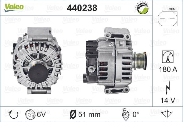 Valeo 440238 - Alternator onlydrive.pro