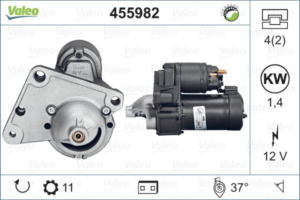 Valeo 455982 - Starter onlydrive.pro