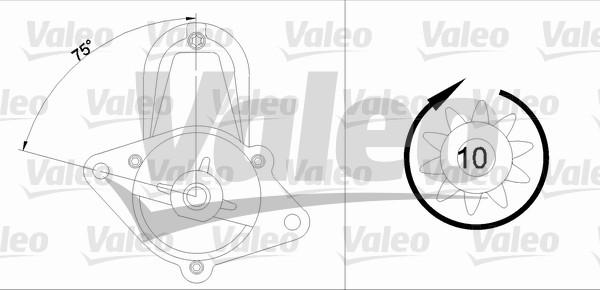 Valeo 455973 - Starter onlydrive.pro