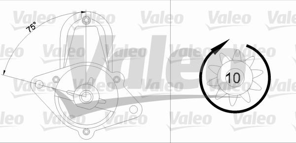 Valeo 455699 - Starter onlydrive.pro