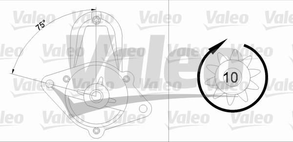 Valeo 455700 - Starter onlydrive.pro