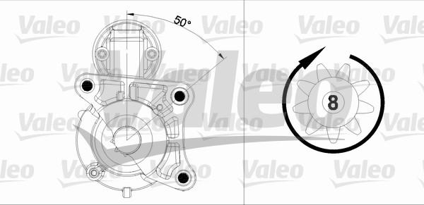 Valeo 458179 - Starter onlydrive.pro