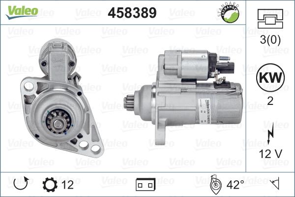 Valeo 458389 - Käynnistinmoottori onlydrive.pro