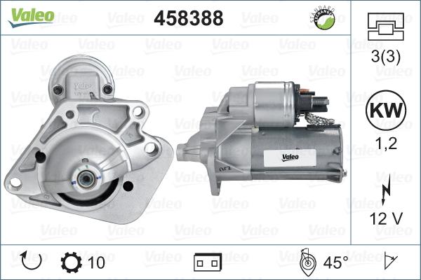 Valeo 458388 - Käynnistinmoottori onlydrive.pro