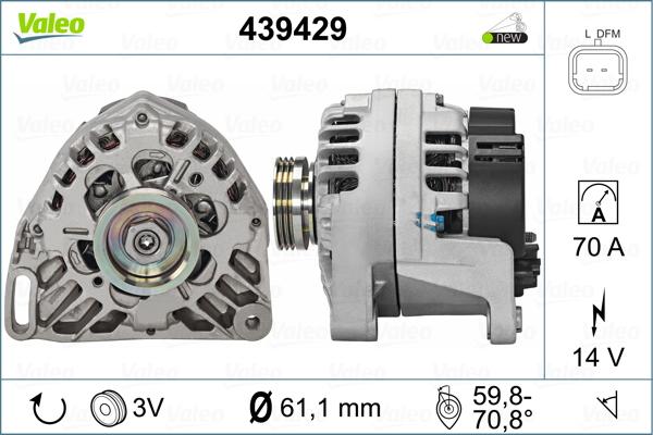 Valeo 439429 - Alternator onlydrive.pro