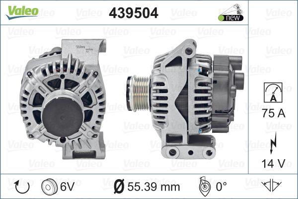 Valeo 439504 - Генератор onlydrive.pro