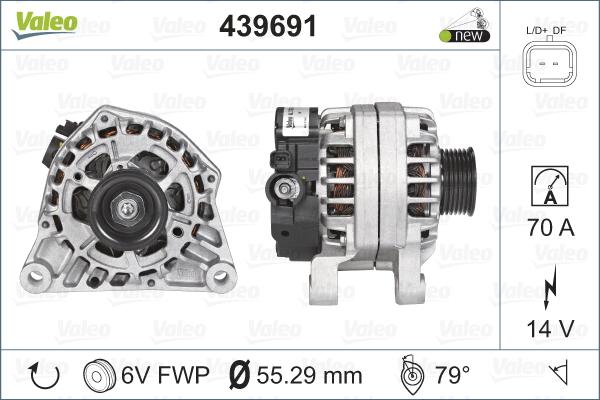 Valeo 439691 - Alternator onlydrive.pro