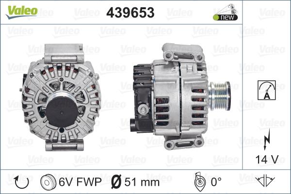 Valeo 439653 - Alternator onlydrive.pro