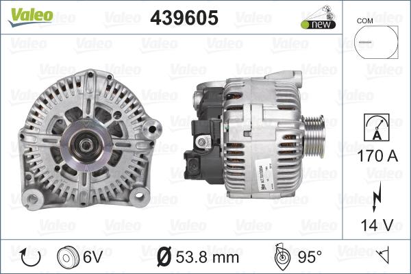 Valeo 439605 - Alternator onlydrive.pro