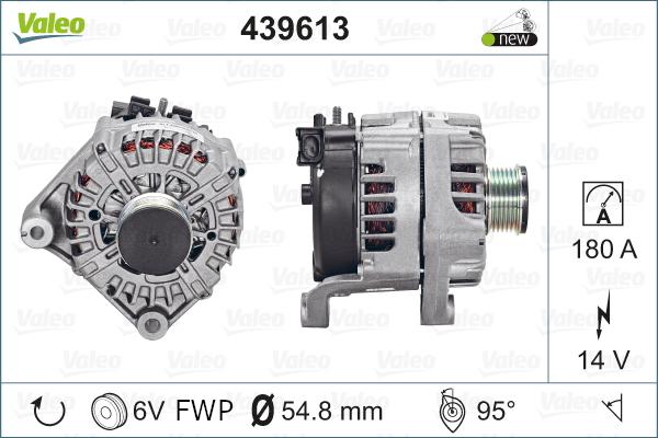 Valeo 439613 - Kintamosios srovės generatorius onlydrive.pro