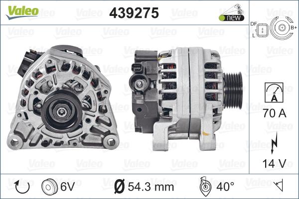 Valeo 439275 - Alternator onlydrive.pro