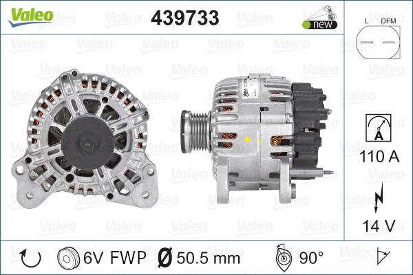 Valeo 439733 - Alternator onlydrive.pro