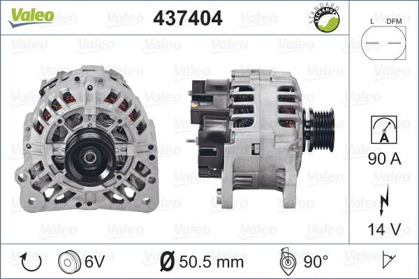 Valeo 437404 - Alternator onlydrive.pro