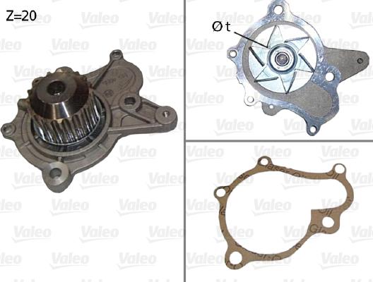 Valeo 506922 - Water Pump onlydrive.pro