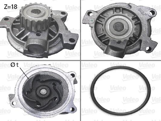 Valeo 506488 - Water Pump onlydrive.pro