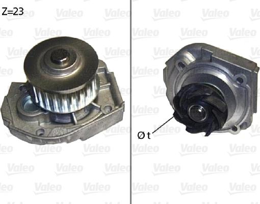 Valeo 506598 - Water Pump onlydrive.pro