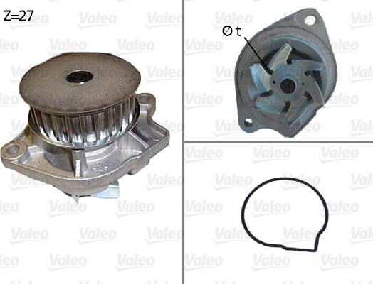 Valeo 506576 - Water Pump onlydrive.pro