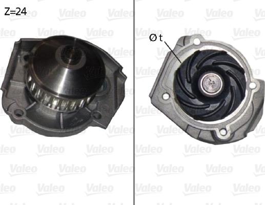 Valeo 506640 - Water Pump onlydrive.pro