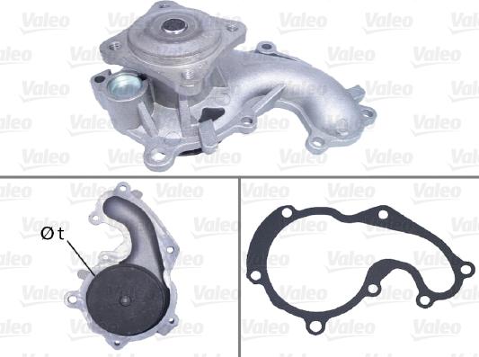 Valeo 506641 - Water Pump onlydrive.pro