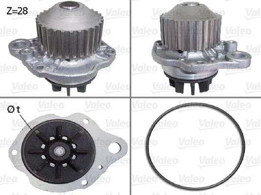 Valeo 506643 - Vesipumppu onlydrive.pro