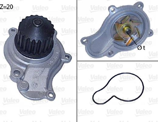 Valeo 506605 - Vesipumppu onlydrive.pro