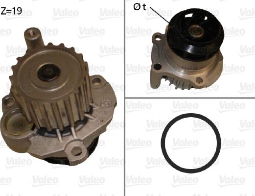 Valeo 506874 - Water Pump onlydrive.pro