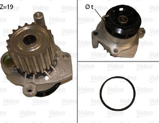 Valeo 506700 - Water Pump onlydrive.pro