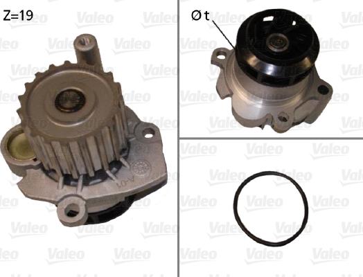 Valeo 506701 - Water Pump onlydrive.pro