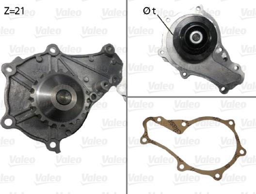 Valeo 506714 - Vesipumppu onlydrive.pro