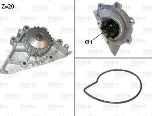 Valeo 506720 - Water Pump onlydrive.pro