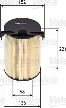 Valeo 585652 - Õhufilter onlydrive.pro