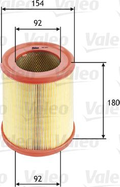 Valeo 585604 - Oro filtras onlydrive.pro