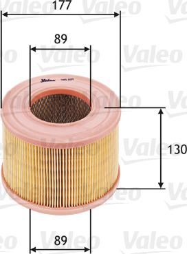 Valeo 585605 - Oro filtras onlydrive.pro