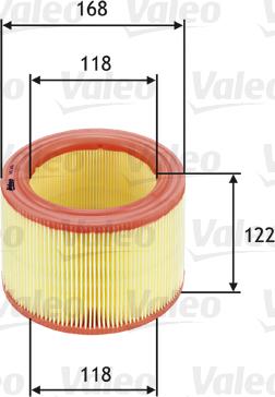 Valeo 585600 - Õhufilter onlydrive.pro