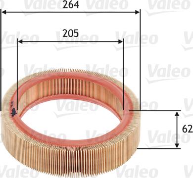 Valeo 585607 - Õhufilter onlydrive.pro