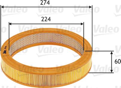 Valeo 585619 - Oro filtras onlydrive.pro