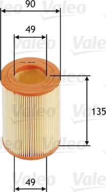 Valeo 585681 - Õhufilter onlydrive.pro