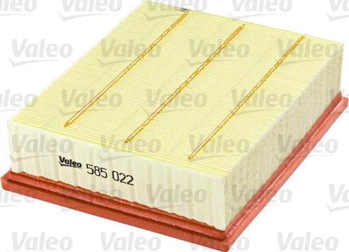 Valeo 585022 - Air Filter, engine onlydrive.pro