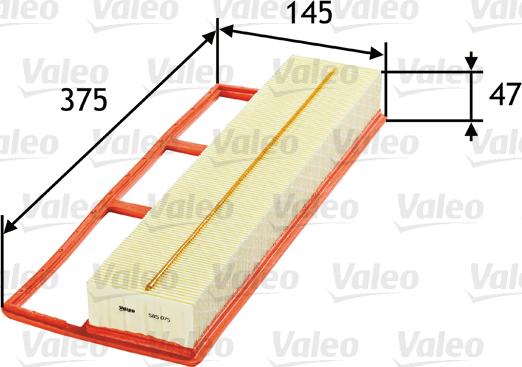 Valeo 585075 - Ilmansuodatin onlydrive.pro